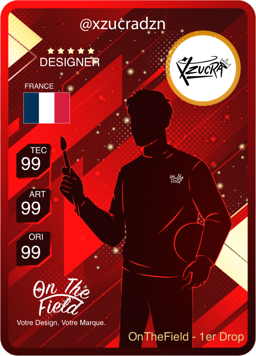 Carte DESIGNER #5 – face