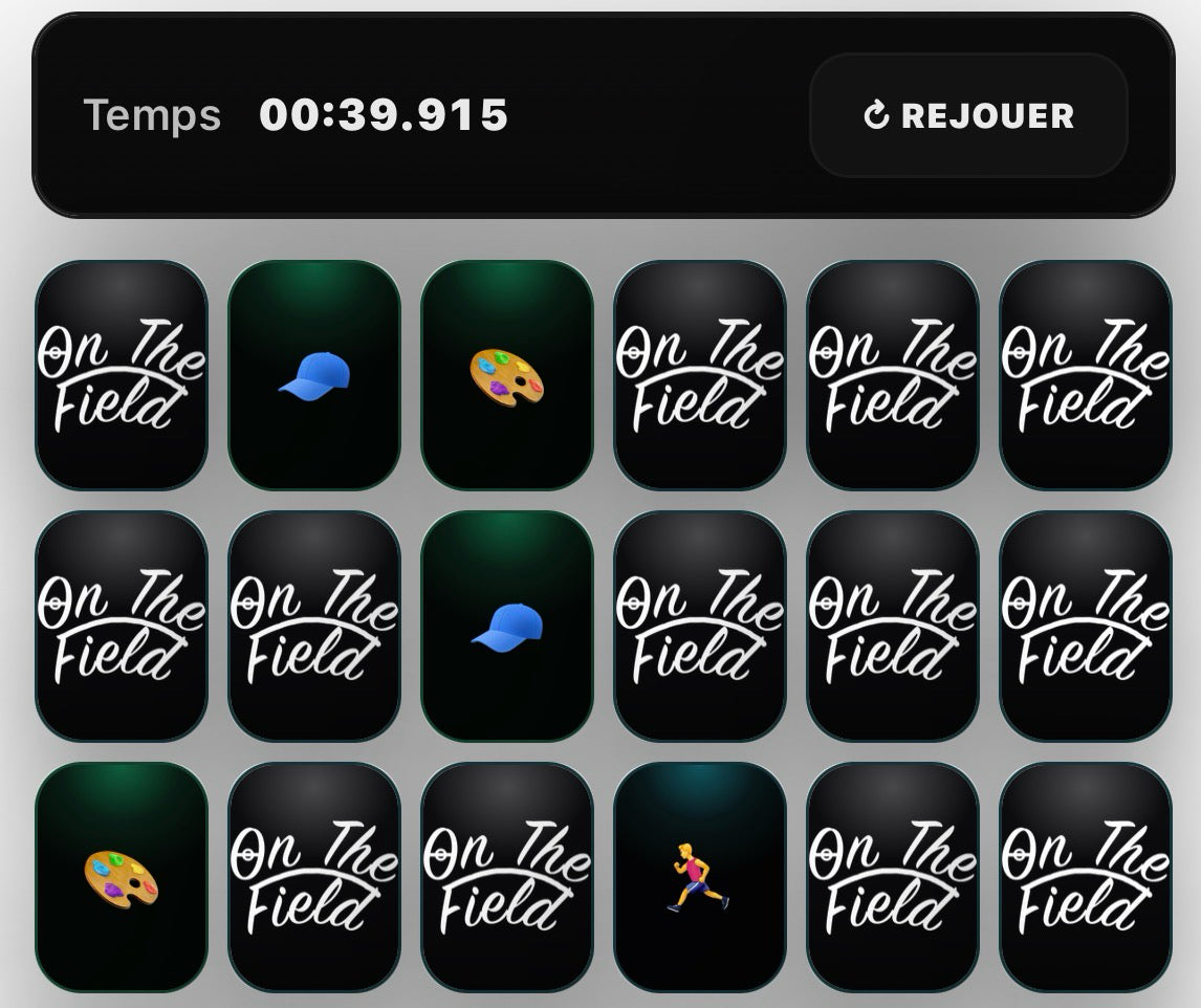 Jouez au Memory et tentez de gagner le maillot gagnant + des réductions exclusives